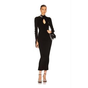alexander wang crochet dress Flower Stitch Crochet Open-Back Dress in Champagne